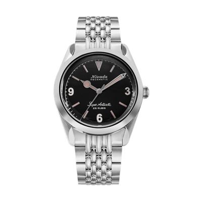 Nivada Grenchen Super Antarctic 3.6.9 Black Vintage 32032A04 Otomatik Erkek Kol Saati
