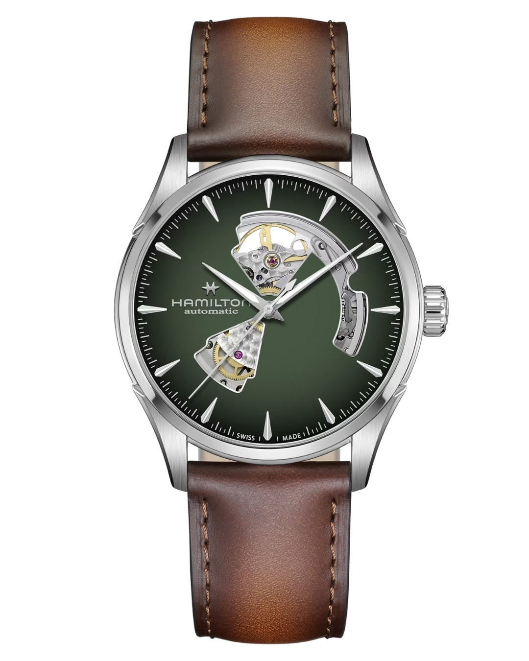 Hamilton Jazzmaster Open Heart H32705560 Otomatik Erkek Kol Saati
