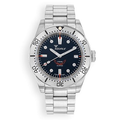 Squale 1545 Steel Black Bracelet 1545SSBK.AC Otomatik Erkek Kol Saati