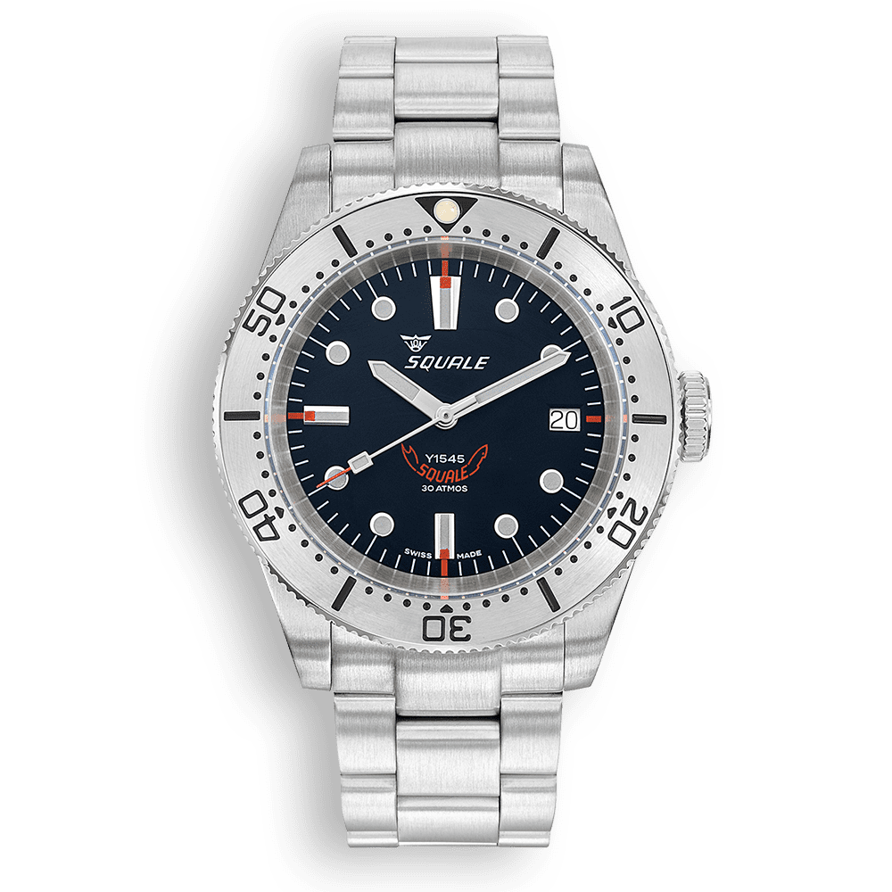 Squale 1545 Steel Black Bracelet 1545SSBK.AC Otomatik Erkek Kol