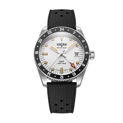 Vulcain Skindiver Nautique GMT White BAR200 Otomatik Erkek Kol Saati