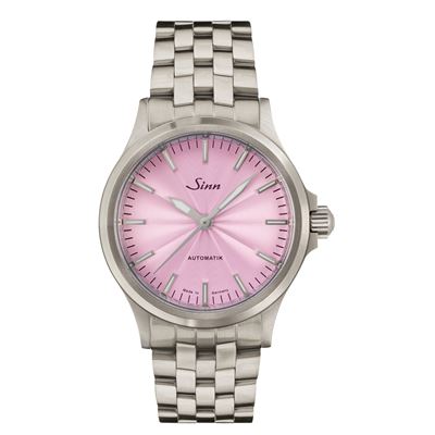 Sinn 556 Mauve 556.0124 (Fine Link) Limitli Üretim Otomatik Erkek Kol Saati