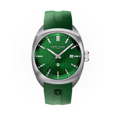 Favre Leuba Chief Date Green Rubber Otomatik Erkek Kol Saati