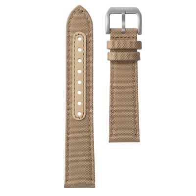 Benrus Krem Kanvas Kayış - 20 mm