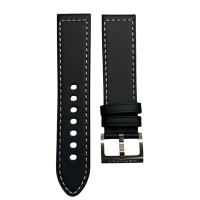Hamilton H690000236 Siyah Deri Kayış - 22 mm
