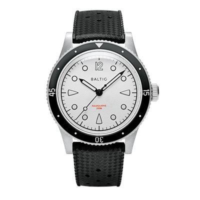 Baltic Aquascaphe Classic White - Tropic Black AQU12WHIT21 Otomatik Erkek Kol Saati