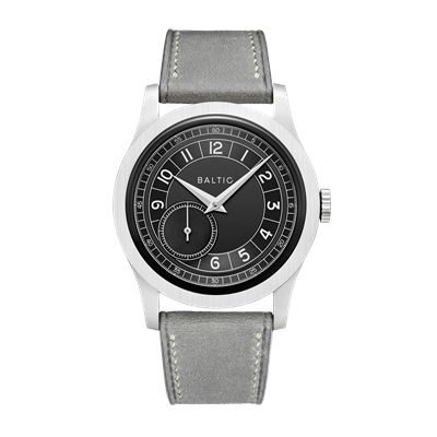 Baltic MR Roulette Black- Stitched Light Grey MR02GBLA38 Otomatik Erkek Kol Saati