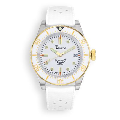 Squale 1545 White Rubber Otomatik Erkek Kol Saati