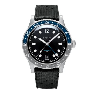 Baltic Aquascaphe GMT Grey  Rubber Sport Black GMT11GRBL71 Otomatik Erkek Kol Saati