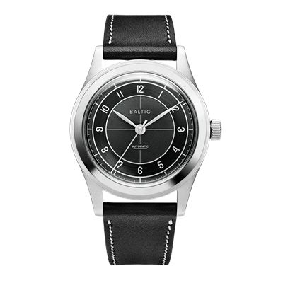 Baltic HMS 002 Black Stitched Black HMS12TBLAS31 Otomatik Erkek Kol Saati