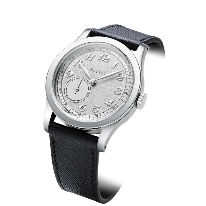 Baltic MR01 Silver Saffiano Black MR01SILV37 Otomatik Erkek Kol