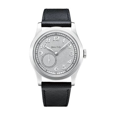 Baltic MR01 Silver Saffiano Black MR01SILV37 Otomatik Erkek Kol Saati
