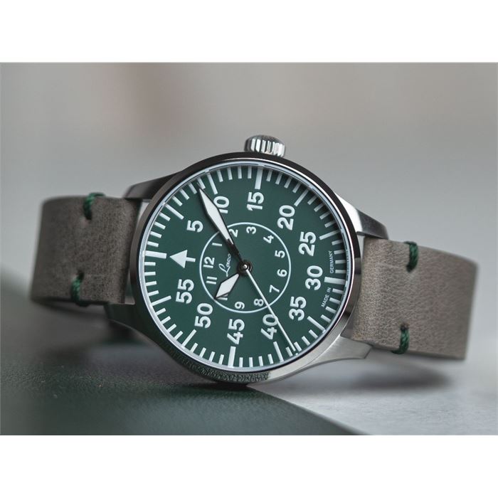 Laco Pilot Watches Basic Aachen Grün 39mm 862190 Otomatik Erkek
