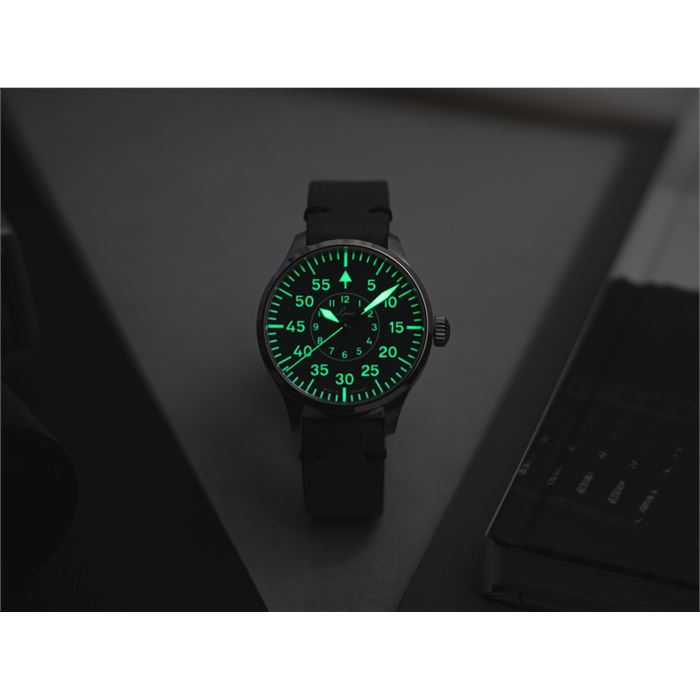 Laco Pilot Watches Basic Aachen Grün 39mm 862190 Otomatik Erkek