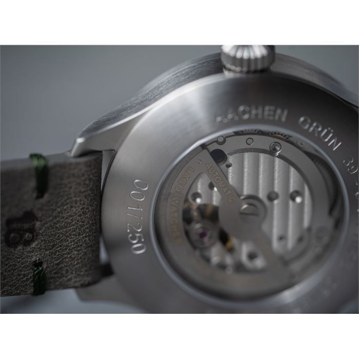Laco Pilot Watches Basic Aachen Grün 39mm 862190 Otomatik Erkek