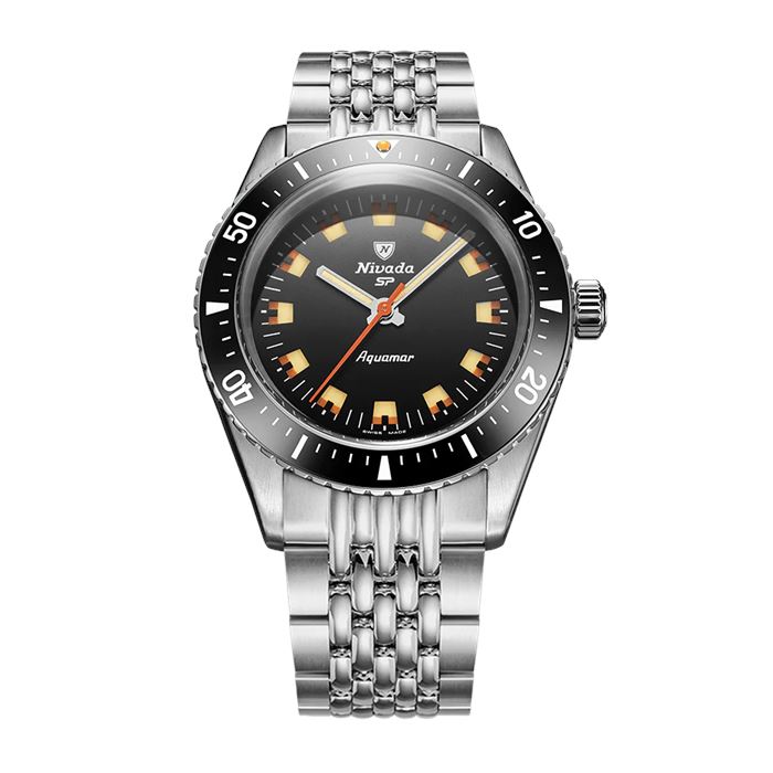 Nivada Grenchen Aquamar Black 32068A04 Otomatik Erkek Kol Saati
