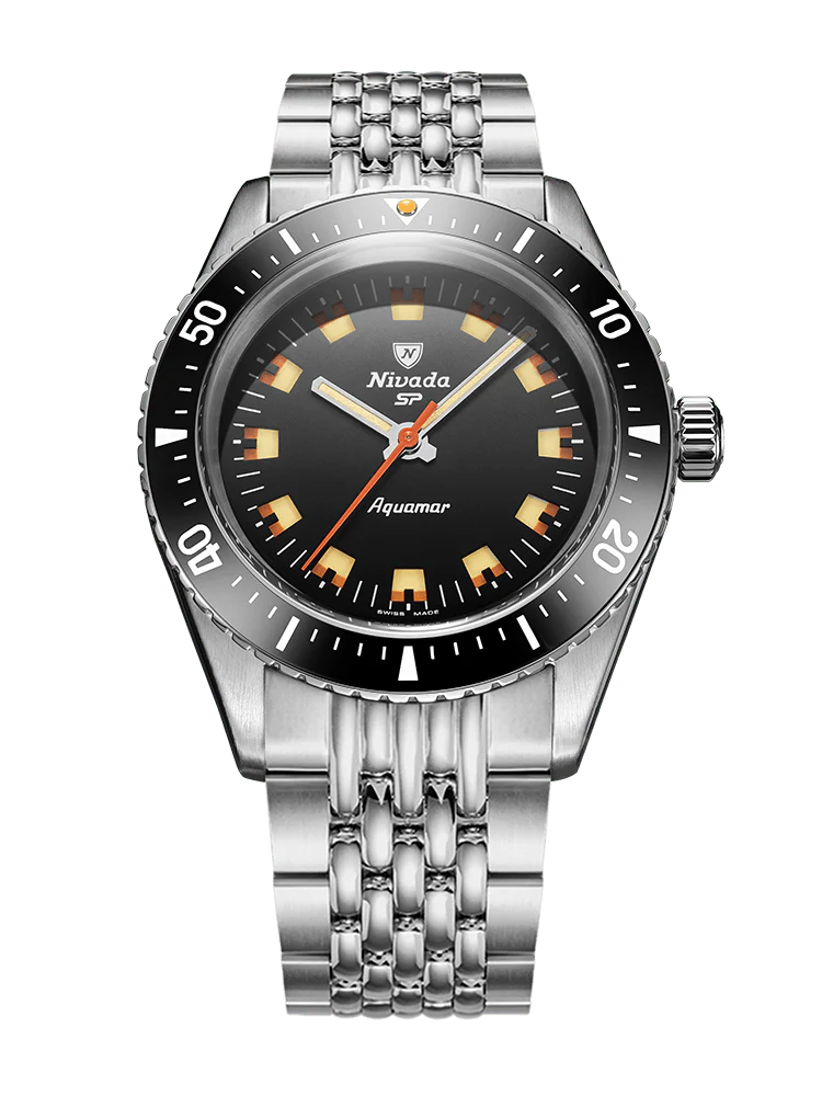 Nivada Grenchen Aquamar Black 32068A04 Otomatik Erkek Kol Saati