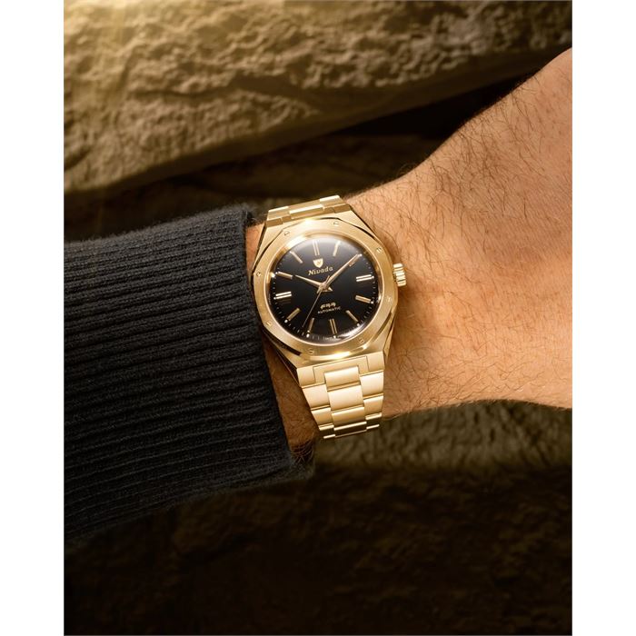 Nivada Grenchen F77 Gold Mark 2 68028A77 Otomatik Erkek Kol Saati