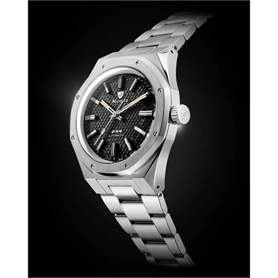 Nivada Grenchen F77 Black 41mm 68041A77A Otomatik Erkek Kol Saati