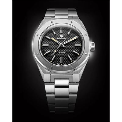 Nivada Grenchen F77 Black 41mm 68041A77A Otomatik Erkek Kol Saati