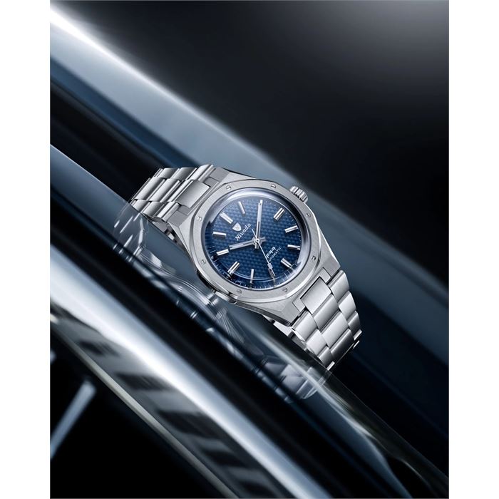Nivada Grenchen F77 Blue 41mm 68041A77B Otomatik Erkek Kol Saati
