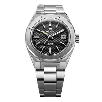 Nivada Grenchen F77 Black 41mm 69041A77A Otomatik Erkek Kol Saati