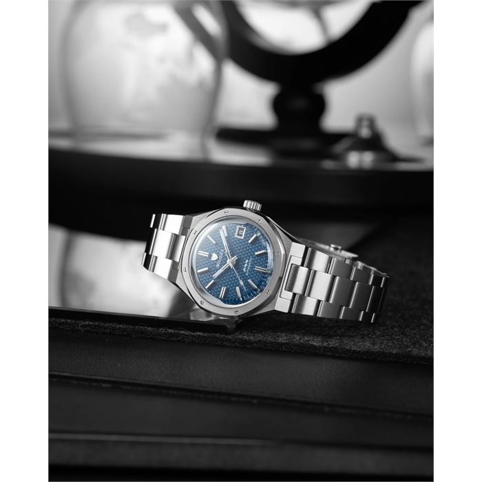 Nivada Grenchen F77 Blue 41mm 69041A77B Otomatik Erkek Kol Saati