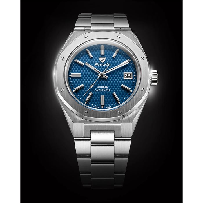 空 Nivada Grenchen F77 Blue 69001A77 Otomatik Erkek Kol Saati - Abt Saat