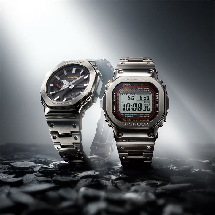 G-SHOCK 腕時計 ブラック ステンレス Casio G-Shock Full Metal GM-B2100SD-1CDR Erkek Kol Saati - Abt Saat