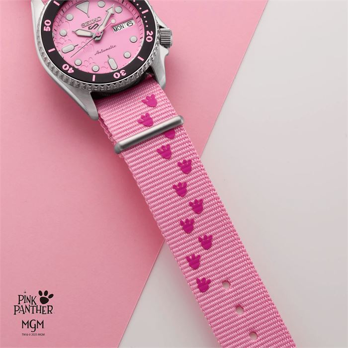 Seiko5 Sports x Pink Panther SRPM07K1 Limited Edition Otomatik Kol