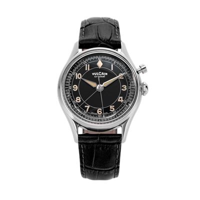 Vulcain Cricket Classique 39 mm Black & Khaki Numbers Erkek Kol Saati