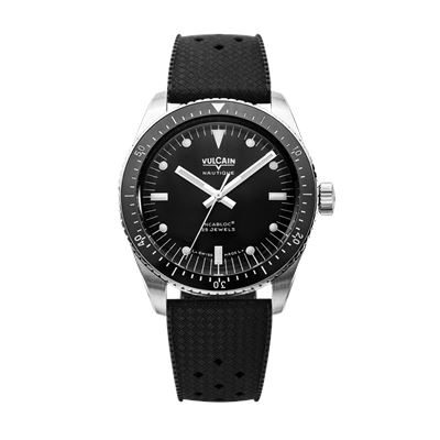 Vulcain Skindiver Nautique Black White Lum BAR200 Otomatik Erkek Kol Saati
