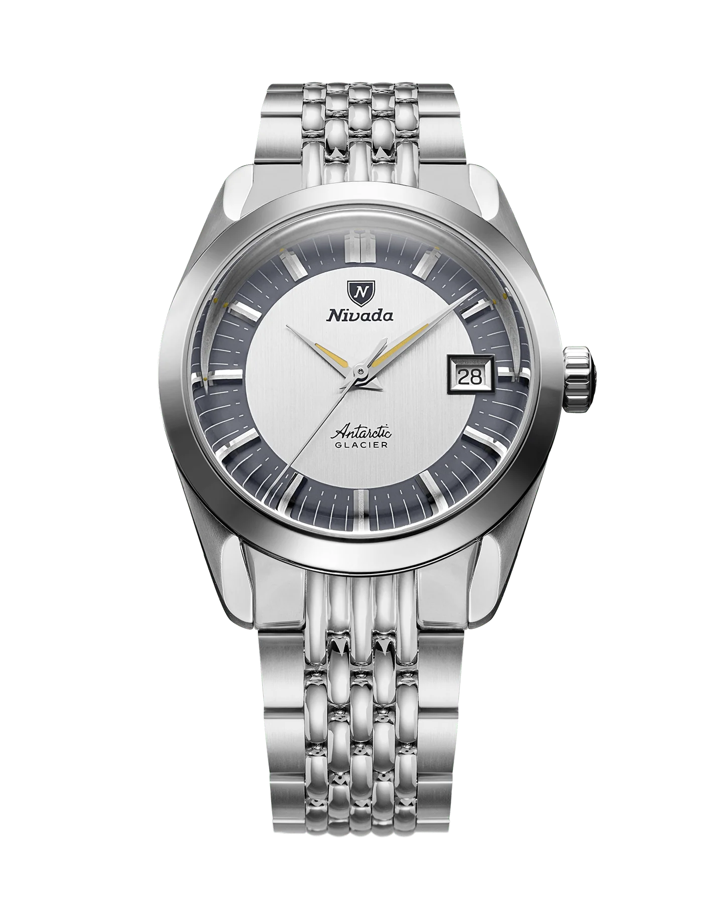 Nivada Grenchen Antarctic Glacier Manual 35020M04 Kurmalı