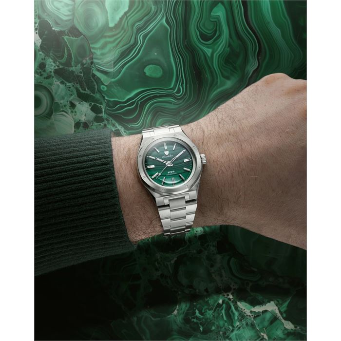 Nivada Grenchen F77 Malachite Mark 1 68036A77 Otomatik Erkek Kol