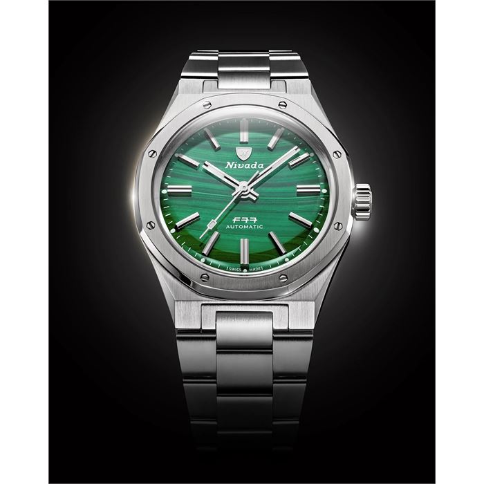 Nivada Grenchen F77 Malachite Mark 1 68036A77 Otomatik Erkek Kol