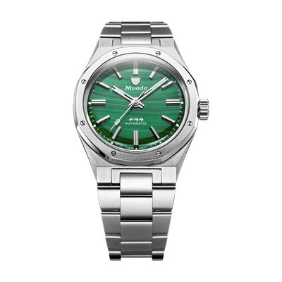 GetBetter New Fast Automatic Daffodils 蘭 Nivada Grenchen F77 Malachite Mark 1 68036A77 Otomatik Erkek Kol