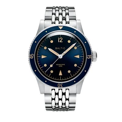 Baltic Aquascaphe Classic Blue Gilt Beads of Rice AQU11BLUG11 Otomatik Erkek Kol Saati