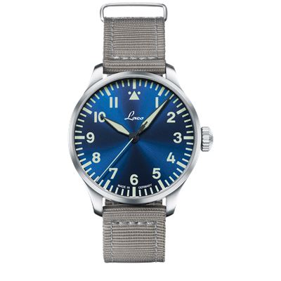 Laco Pilot Watches Basic 862100.2 Augsburg Blaue Stunde 42 Otomatik Erkek Kol Saati