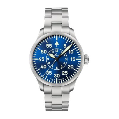 Laco Pilot Watches Basic 862101.2.MB Aachen Blaue Stunde 42 MB Otomatik Erkek Kol Saati