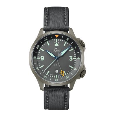 Laco Pilot Watch Special Models Frankfurt GMT Grau 862121.2 Otomatik Erkek Kol Saati