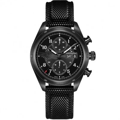 Hamilton x Resident Evil Requiem H71636330 Khaki Field Auto Chrono Limitli Üretim Erkek Kol Saati