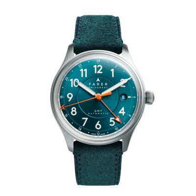 Farer GMT Lander IV 39.5mm Otomatik Erkek Kol Saati