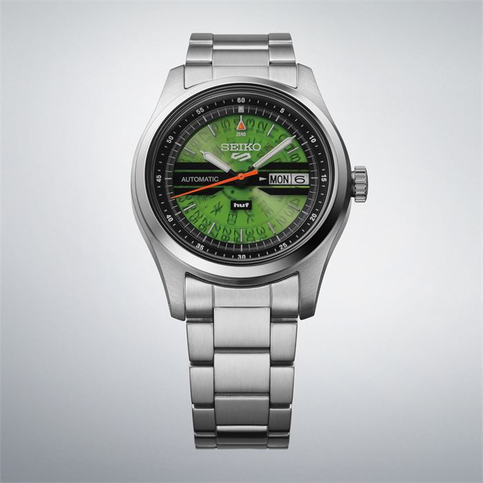 時計 SEIKO Sports Limited Edition automatic Seiko5 Sports x HUF II Limited Edition SRPM09K1 Otomatik Kol Saati