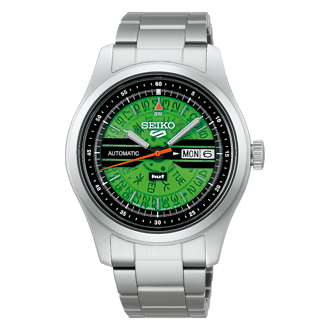 時計 SEIKO Sports Limited Edition automatic Seiko5 Sports x HUF II Limited Edition SRPM09K1 Otomatik Kol Saati