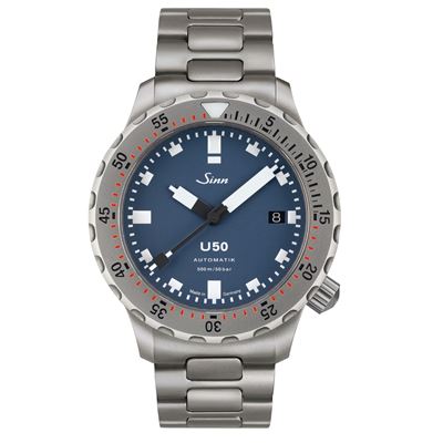 Sinn U50 B Tegiment (Hassas Ayar Klipsli) 1050.0301-2 Otomatik Erkek Kol Saati