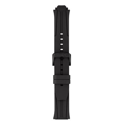 Tissot T111417 T-Race Uyumlu Siyah Silikon Kayış