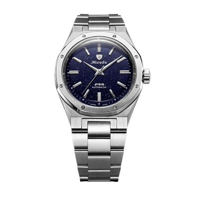 Nivada Grenchen F77 Dark Blue Aventurine MK2 38mm 68047A77 Otomatik Erkek Kol Saati
