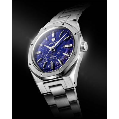 Rena Nivada Grenchen F77 Lapis Lazuli MK2 38mm 68048A77 Otomatik Erkek