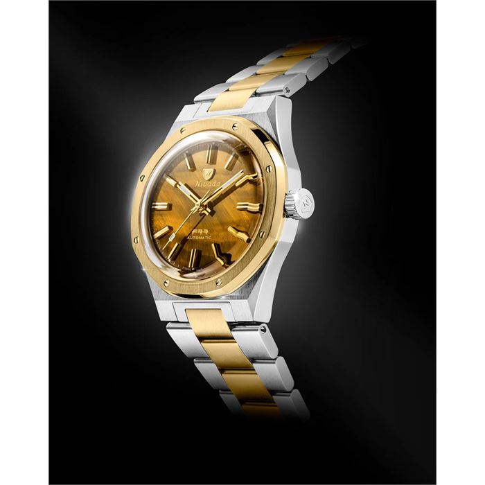 vitacraft septa.ply7層20.24 Nivada Grenchen F77 Stainless Steel Meteorite 41mm 68041A77C