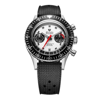 Nivada Grenchen Chronomaster Panda 41mm Otomatik Kronograf Erkek Kol Saati
